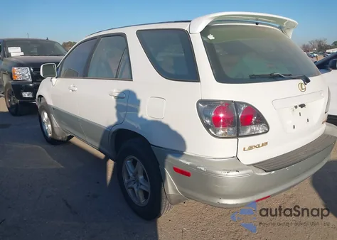 2001 Lexus Rx 300 from USA, damaged, VIN JTJGF10U710107390